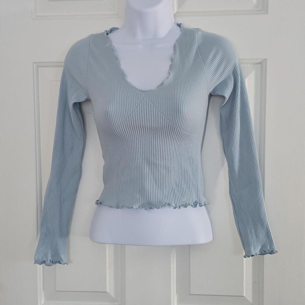 Amazon-essentials Women's Blue Shirt